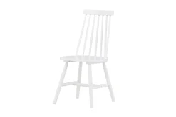 Fjôrd Eetkamerstoel Lönneberga Wit Solid Rubber Hout