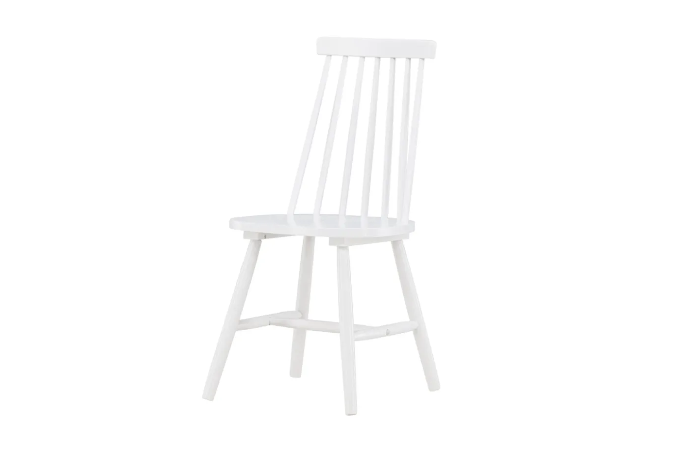 Fjôrd Eetkamerstoel Lönneberga Wit Solid Rubber Hout