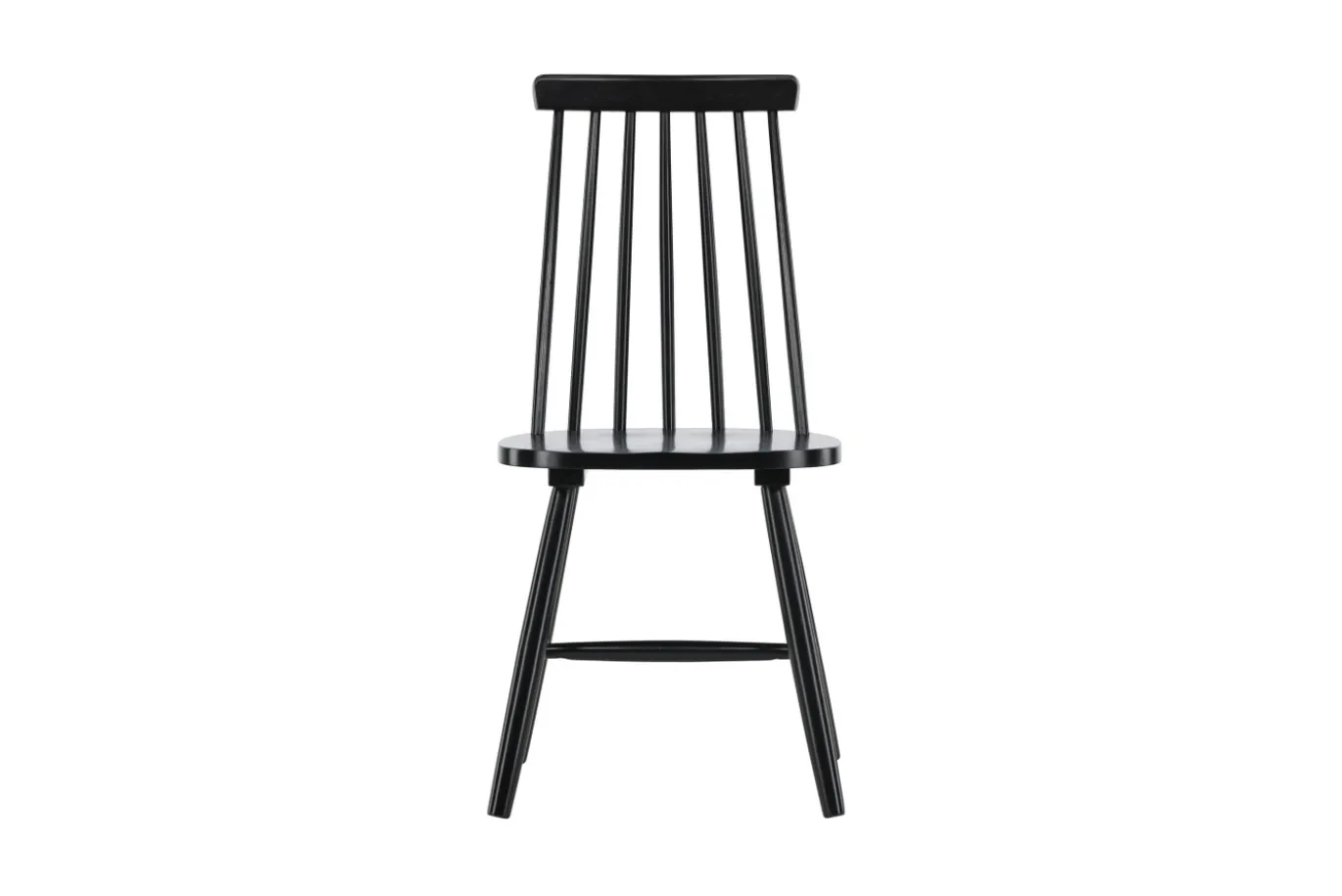 Fjôrd Eetkamerstoel Lönneberga Zwarts Solid Rubber Hout