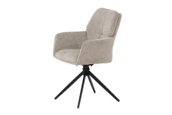 Fjôrd Eetkamerstoel Manchi Polyester Bruin