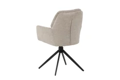 Fjôrd Eetkamerstoel Manchi Polyester Bruin