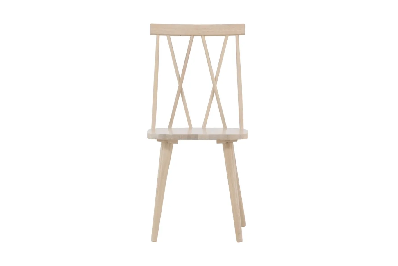 Fjôrd Eetkamerstoel Mariette Whitewash Solid Rubber Hout