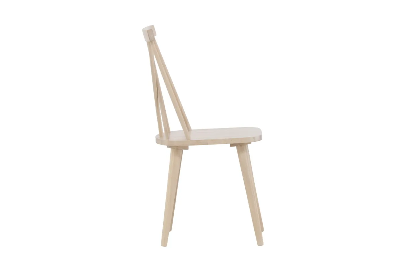 Fjôrd Eetkamerstoel Mariette Whitewash Solid Rubber Hout