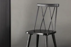 Fjôrd Eetkamerstoel Mariette Zwart Solid Rubber Hout