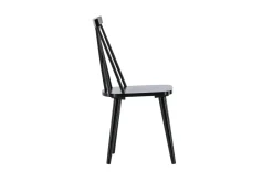 Fjôrd Eetkamerstoel Mariette Zwart Solid Rubber Hout
