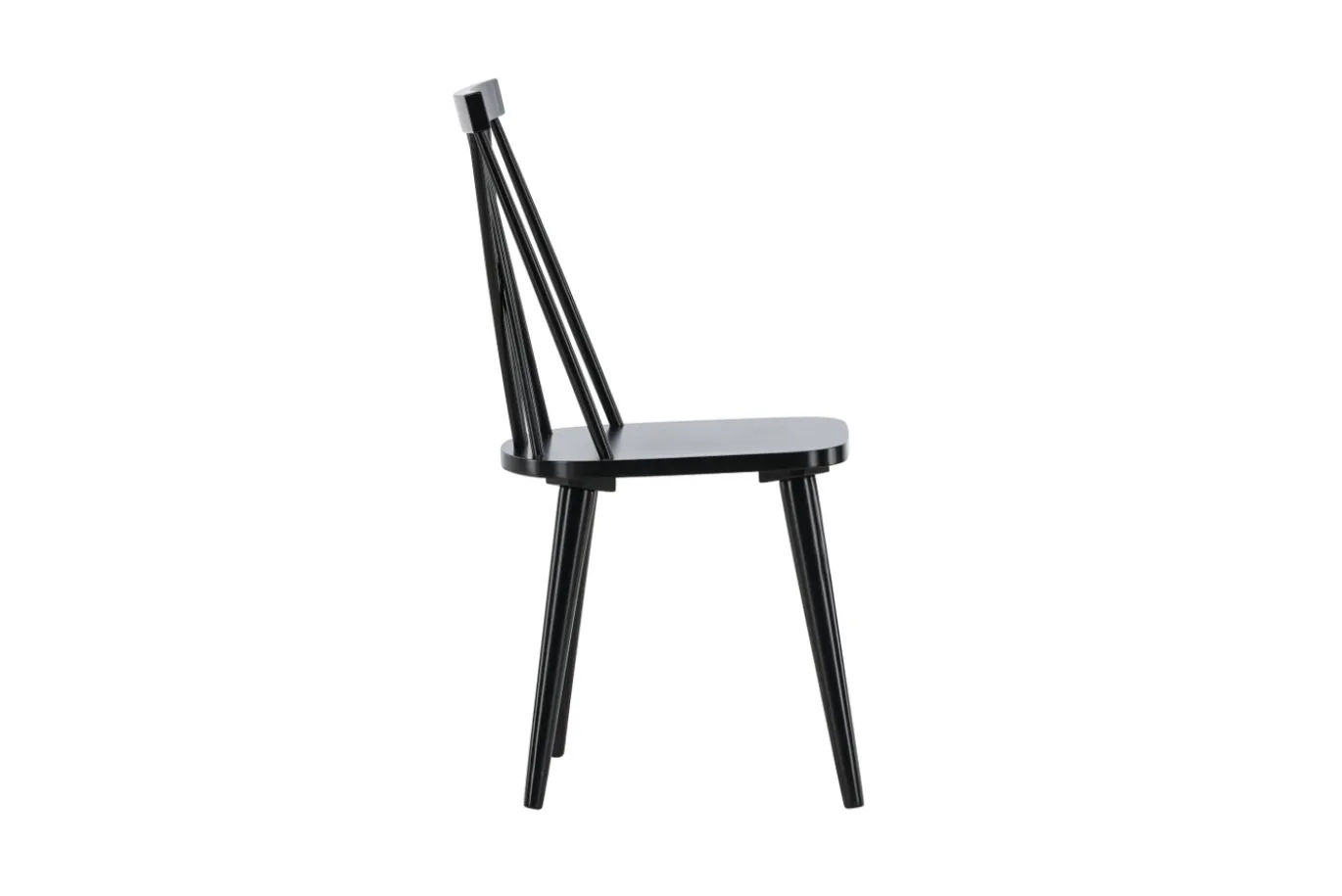 Fjôrd Eetkamerstoel Mariette Zwart Solid Rubber Hout