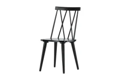 Fjôrd Eetkamerstoel Mariette Zwart Solid Rubber Hout