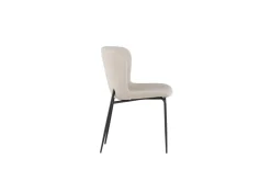 Fjôrd Eetkamerstoel Modesto Zwart/Beige Boucle
