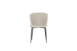 Fjôrd Eetkamerstoel Modesto Zwart/Beige Boucle