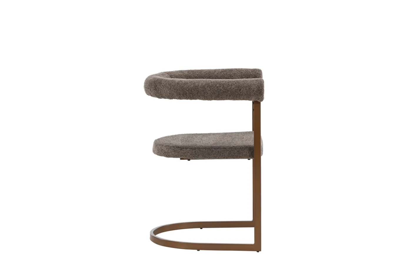 Fjôrd Eetkamerstoel Morning Bruin Grijs Boucle