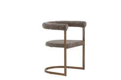 Fjôrd Eetkamerstoel Morning Bruin Grijs Boucle