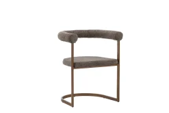 Fjôrd Eetkamerstoel Morning Bruin Grijs Boucle