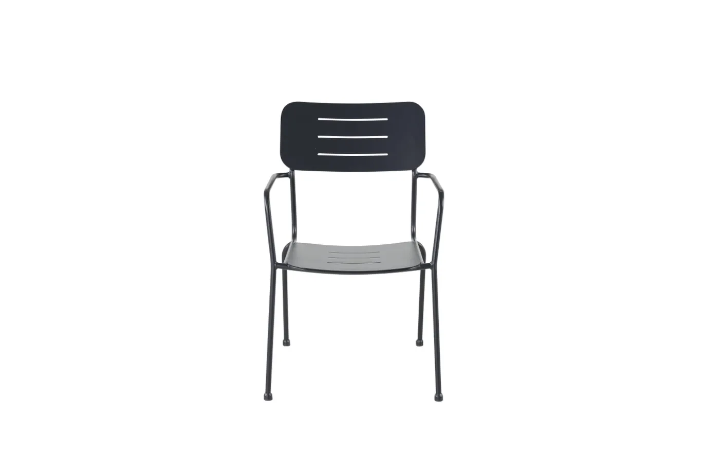 Fjôrd Eetkamerstoel Nicke Armrest Zwart Staal