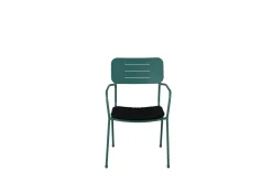 Fjôrd Eetkamerstoel Nicke Armrest Groen Staal