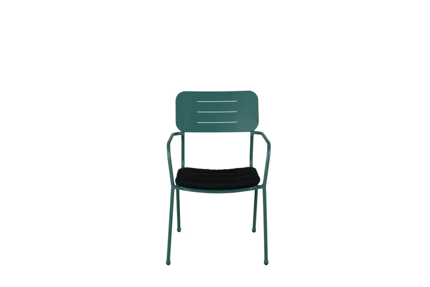 Fjôrd Eetkamerstoel Nicke Armrest Groen Staal