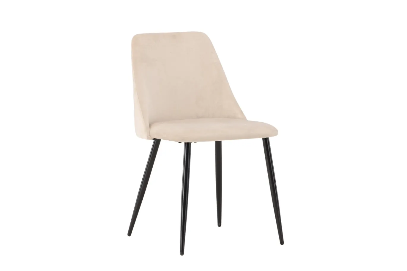 Fjôrd Eetkamerstoel Night Beige/Zwart Velvet