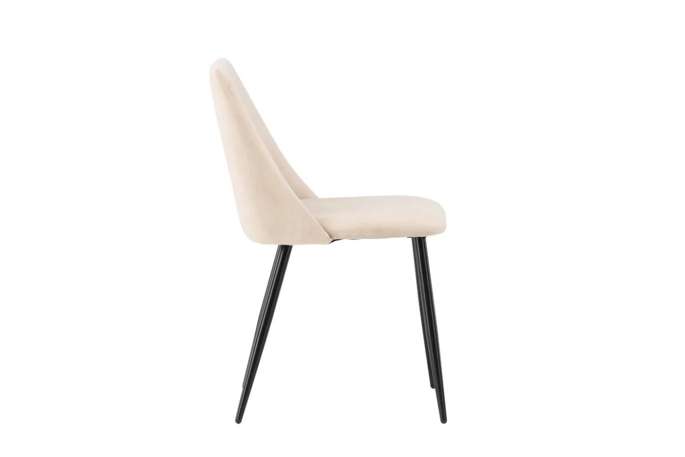 Fjôrd Eetkamerstoel Night Beige/Zwart Velvet