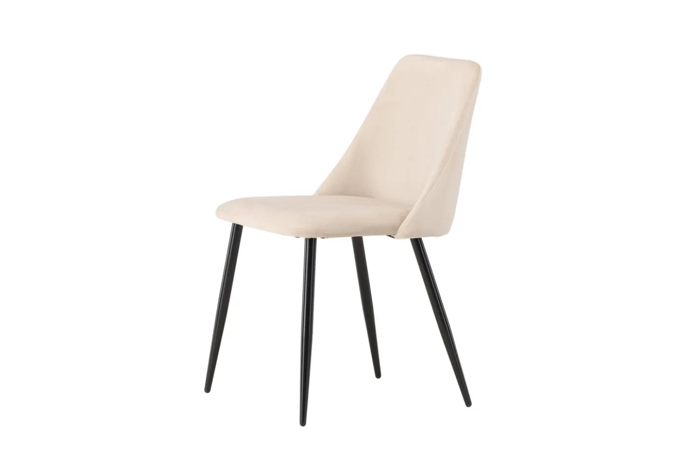 Fjôrd Eetkamerstoel Night Beige/Zwart Velvet