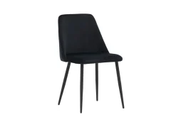 Fjôrd Eetkamerstoel Night Zwart Velvet