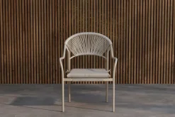 Fjôrd Eetkamerstoel Paros Staal Beige