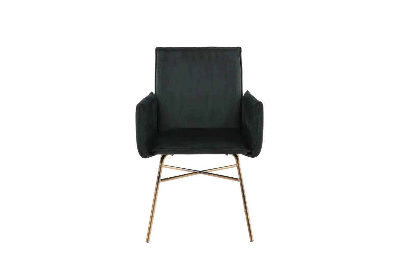 Fjôrd Eetkamerstoel Petra Distressed Koper/Zwart Velvet
