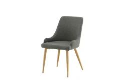 Fjôrd Eetkamerstoel Plaza Ek-look Donkergrijs