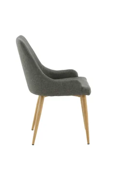 Fjôrd Eetkamerstoel Plaza Ek-look Donkergrijs