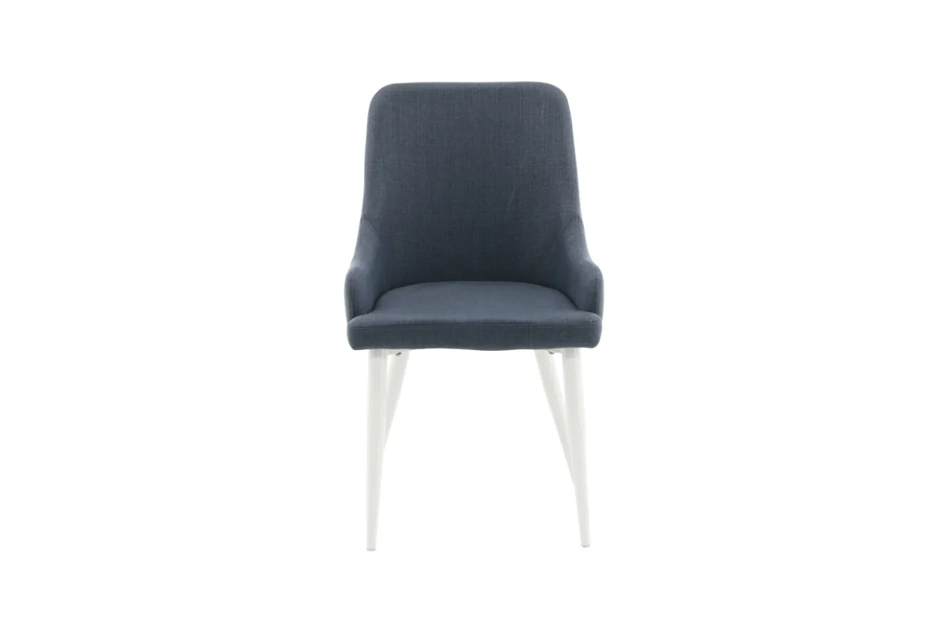 Fjôrd Eetkamerstoel Plaza Wit/Blauw Stof