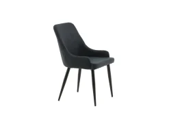 Fjôrd Eetkamerstoel Plaza Zwart Stof