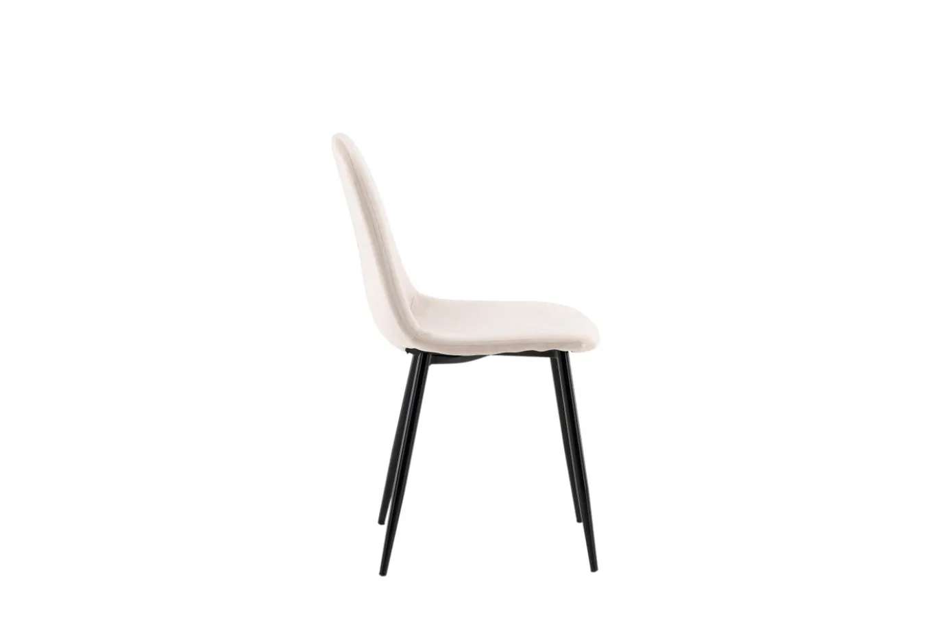 Fjôrd Eetkamerstoel Polar Beige Fluweel