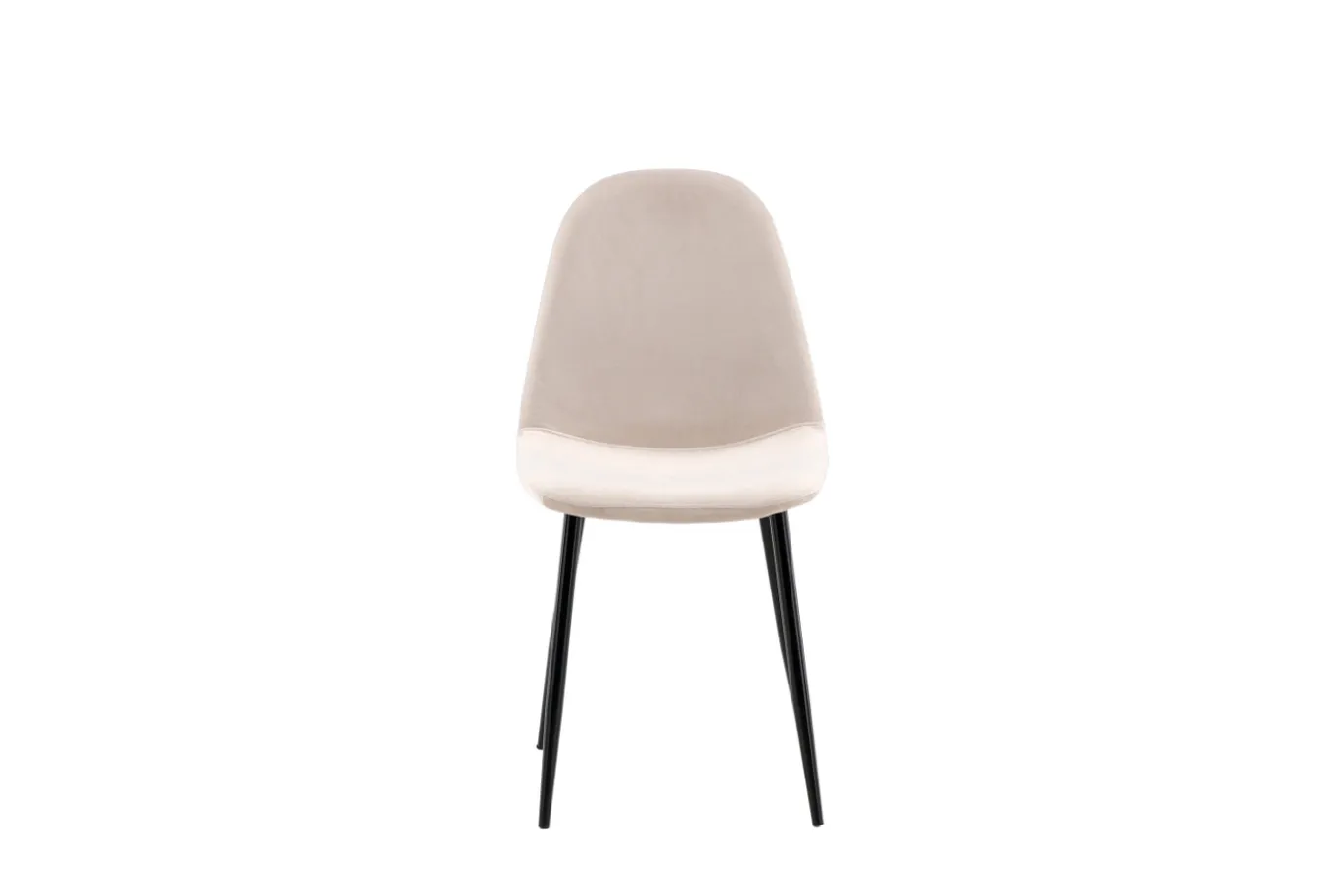 Fjôrd Eetkamerstoel Polar Beige Fluweel