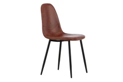 Fjôrd Eetkamerstoel Polar Bruin PU