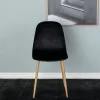 Fjôrd Eetkamerstoel Polar Eiken-look Met Zwart Velvet