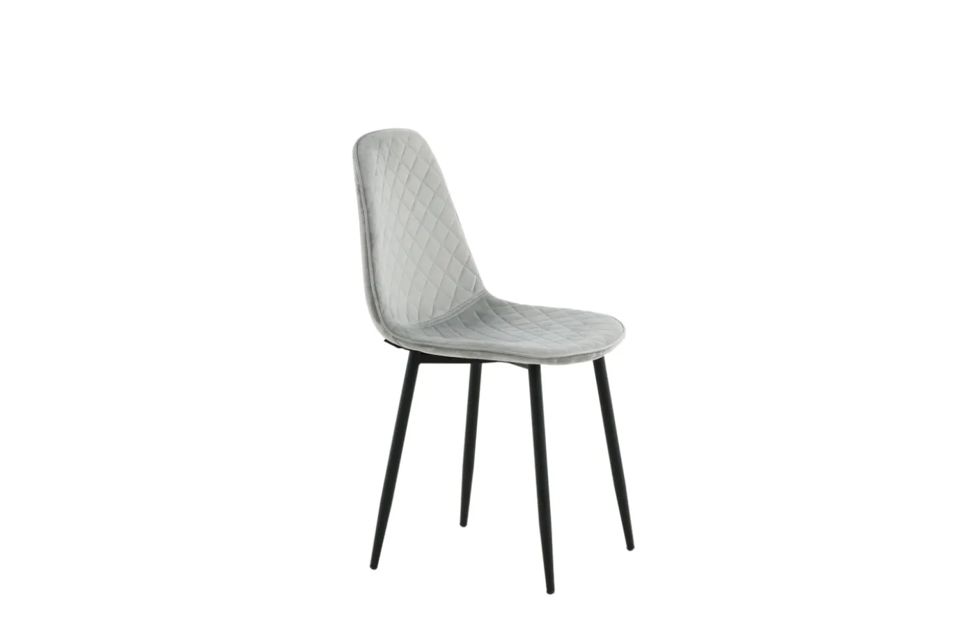 Fjôrd Eetkamerstoel Polar Grijs Velvet