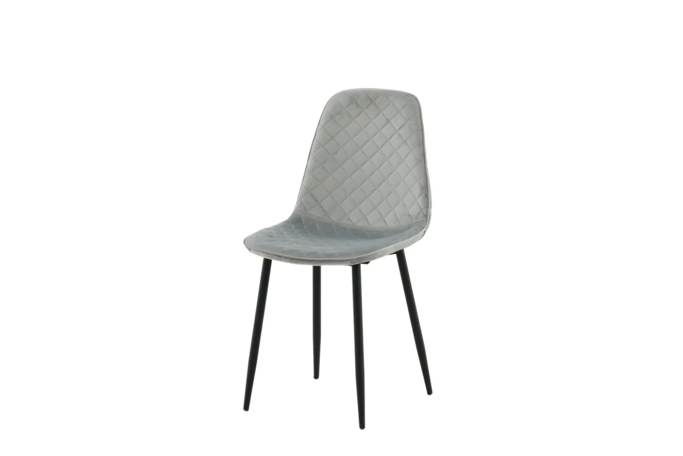 Fjôrd Eetkamerstoel Polar Grijs Velvet