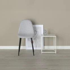 Fjôrd Eetkamerstoel Polar Grijs/Zwart Stof