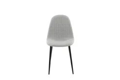 Fjôrd Eetkamerstoel Polar Grijs/Zwart Stof