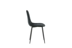 Fjôrd Eetkamerstoel Polar Zwart Velvet