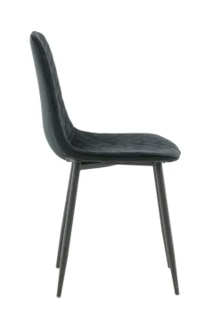 Fjôrd Eetkamerstoel Polar Zwart Velvet