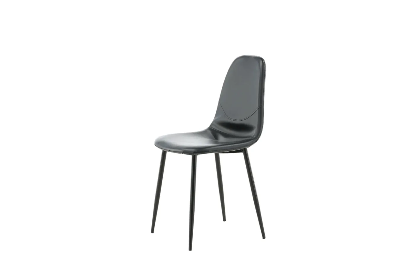 Fjôrd Eetkamerstoel Polar Zwart PU