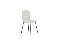 Fjôrd Eetkamerstoel Punsch Polyester Velvet Cream
