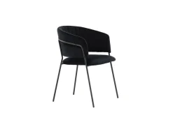 Fjôrd Eetkamerstoel Selma Zwart Velvet