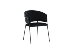 Fjôrd Eetkamerstoel Selma Zwart Velvet