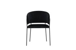 Fjôrd Eetkamerstoel Selma Zwart Velvet