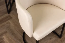 Fjôrd Eetkamerstoel Simrishamn Zwart/Beige