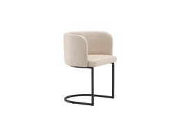 Fjôrd Eetkamerstoel Simrishamn Zwart/Beige