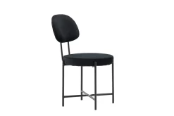 Fjôrd Eetkamerstoel Stella Zwart Velvet