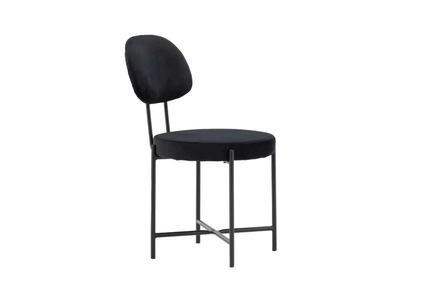 Fjôrd Eetkamerstoel Stella Zwart Velvet