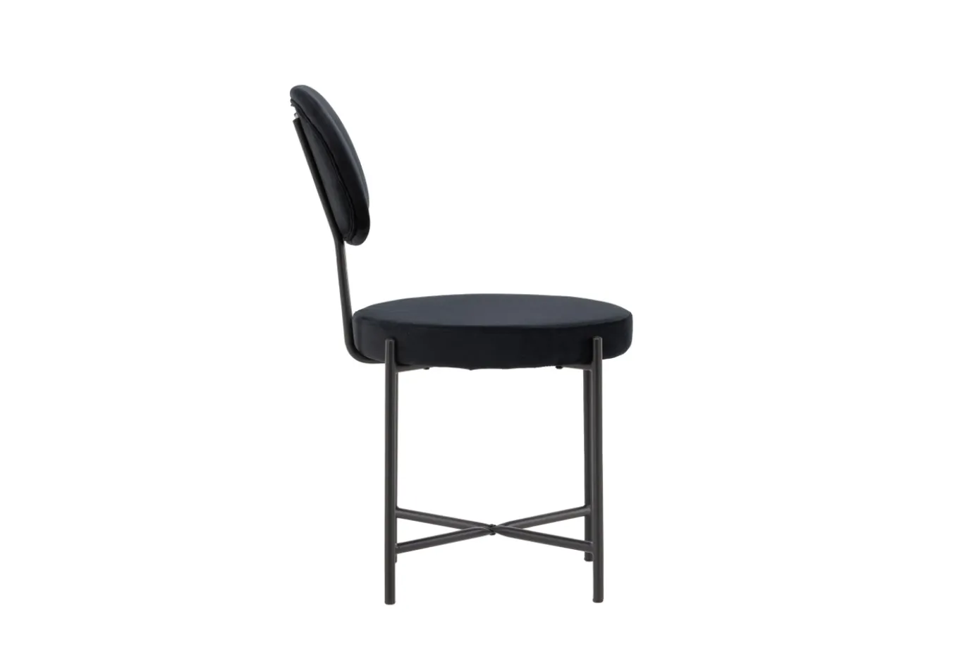 Fjôrd Eetkamerstoel Stella Zwart Velvet