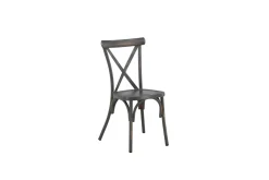 Fjôrd Eetkamerstoel Tablas Aluminium Zwart